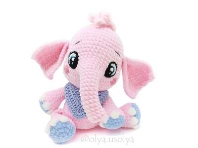 Crochet Pattern | Sima the baby Elephant| PDF | ENGLISH+GERMAN