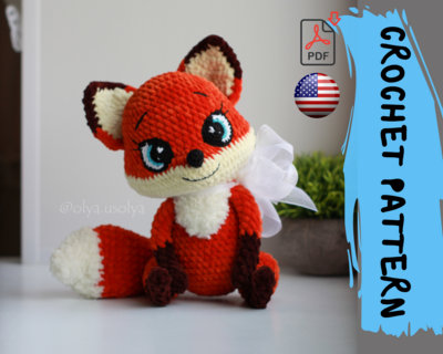 Crochet Pattern | Goldie the Fox | PDF | ENGLISH+GERMAN