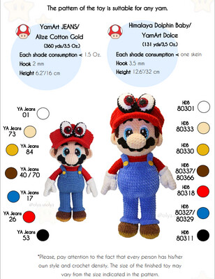 Crochet Pattern | 2 in 1 | Plumber Bros. | PDF | ENGLISH