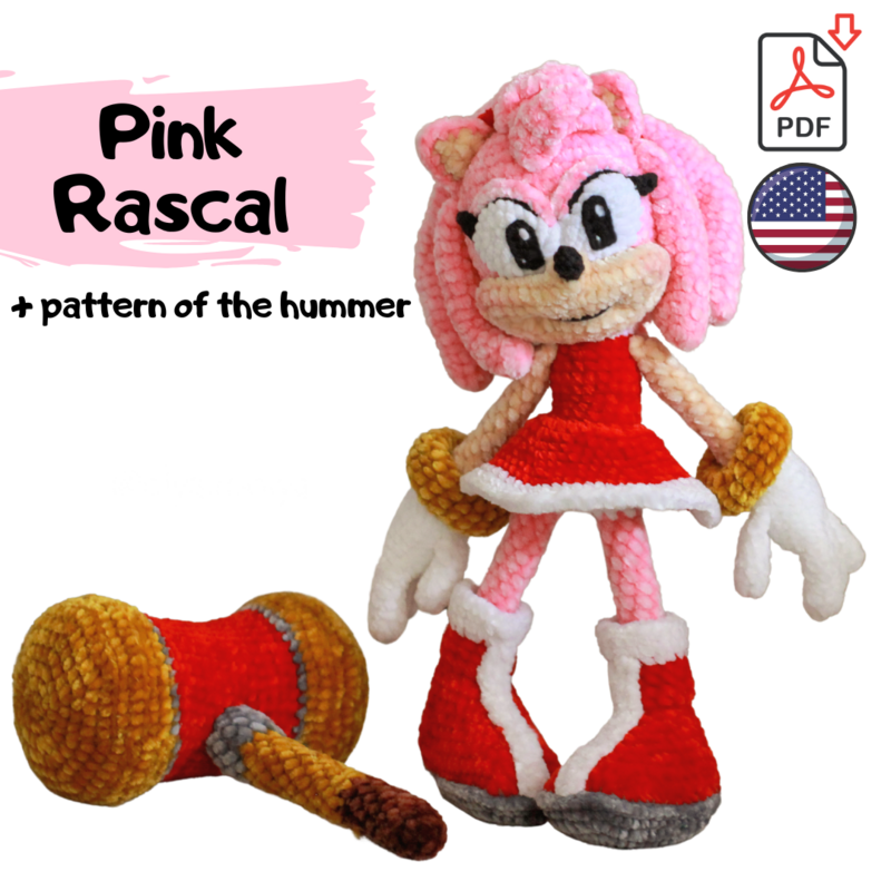 Crochet Pattern | Pink Rascal | PDF | ENGLISH |