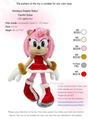 Crochet Pattern | Pink Rascal | PDF | ENGLISH |