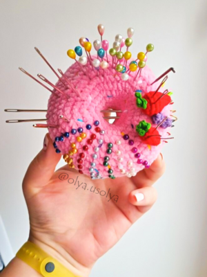 FREE Crochet pattern | Donut Pin-Cushion | PDF | ENGLISH