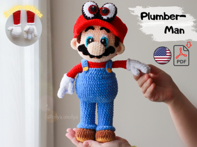 Crochet Pattern | Plumber Man | PDF | ENGLISH |