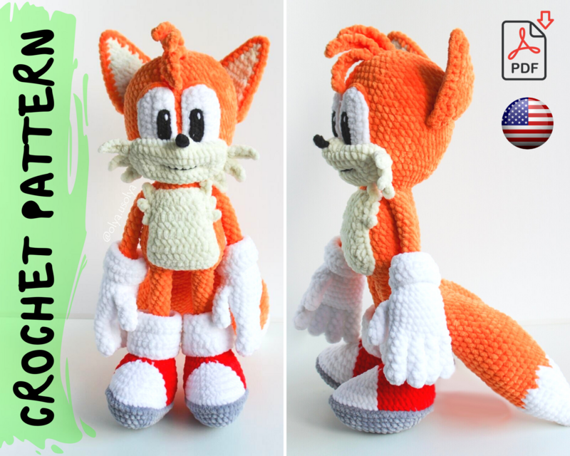Crochet Pattern | Copter-tailed Fox | PDF | ENGLISH |