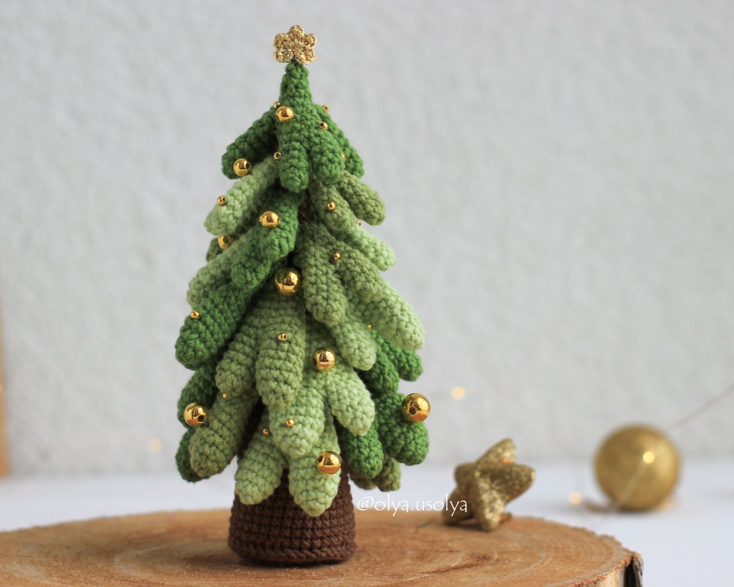 Crochet Pattern | Original Fluffy Branchy Christmas Tree | PDF | ENGLISH | No-sew, Easy-to-follow, Beginner-friendly.