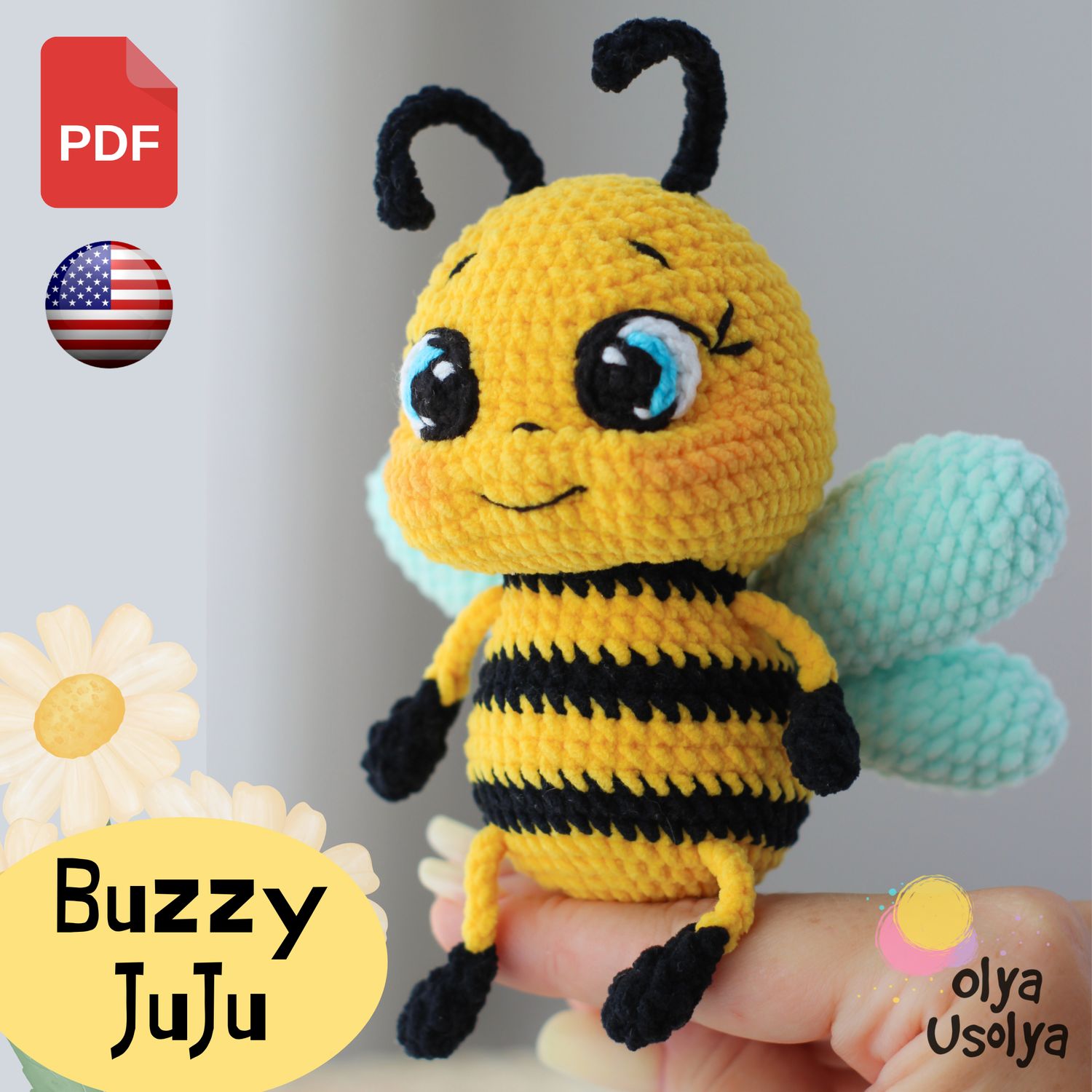 Crochet Pattern | Buzzy Juju Bee Amigurumi | PDF | ENGLISH