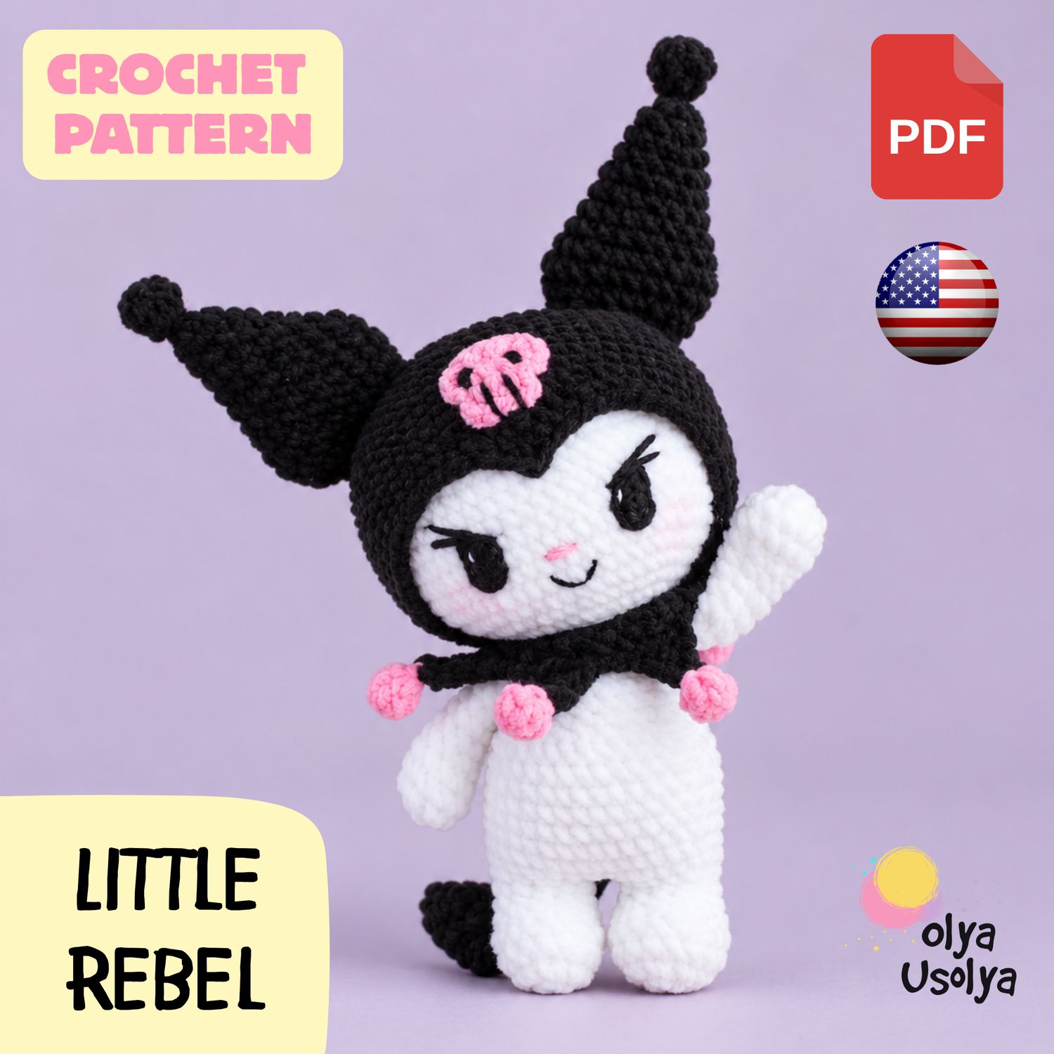 Crochet Pattern | Little Rebel | Jester Doll Amigurumi | PDF | ENGLISH |
