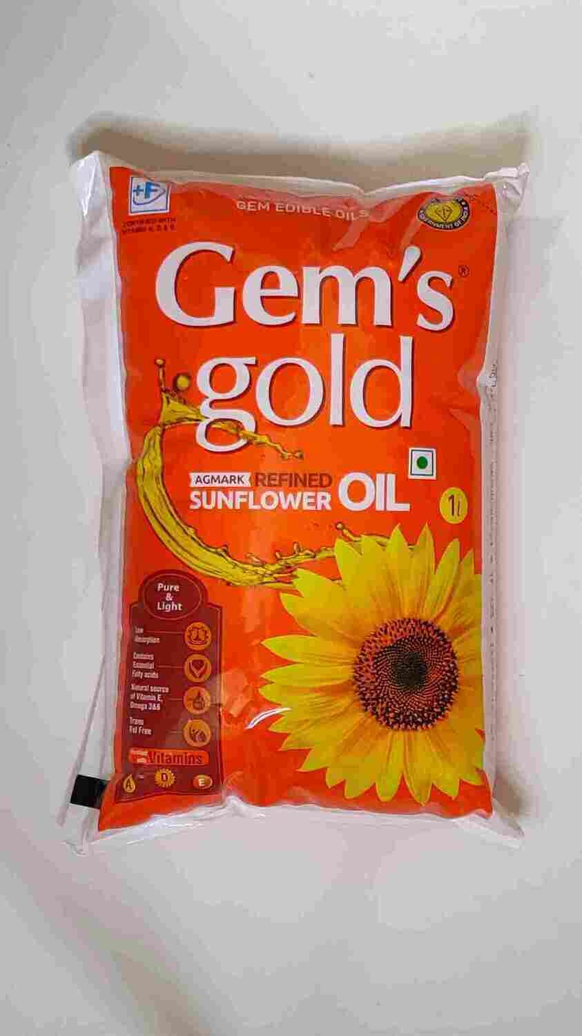 Gem's Gold SUNFLOWER Oil 1 Ltr