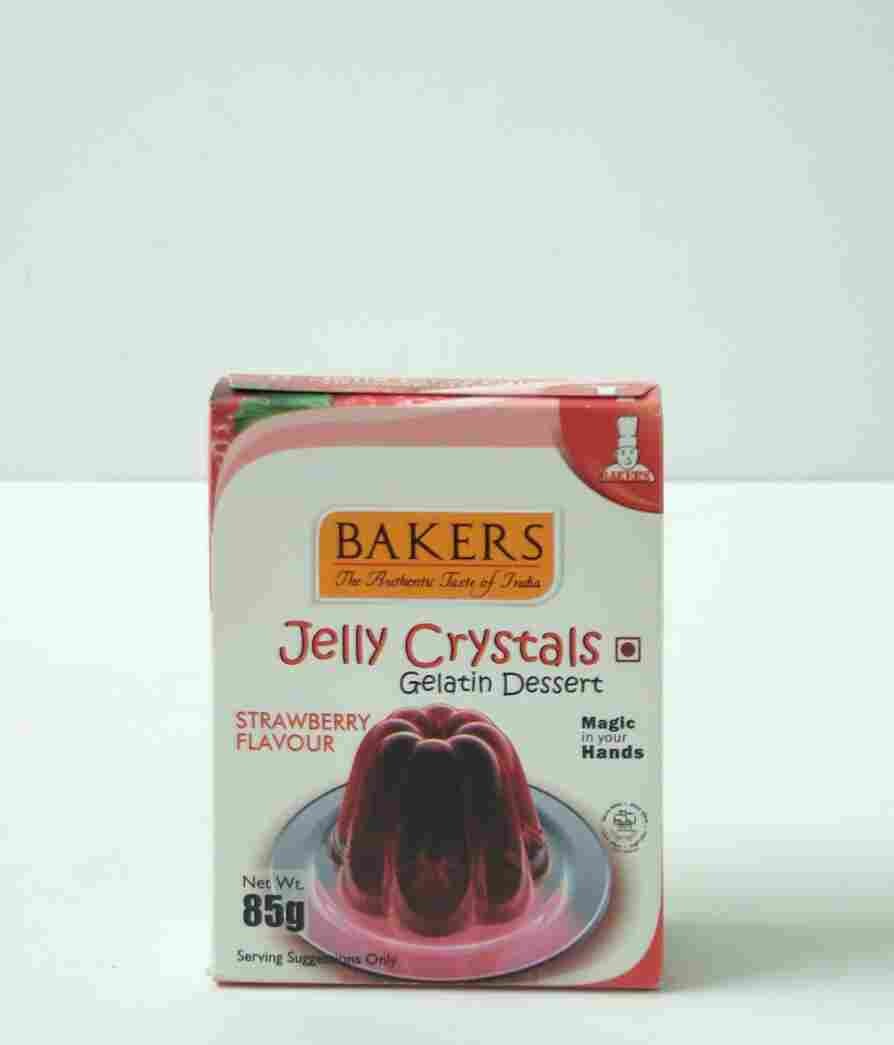 Bakers Jelly Crystals | Strawberry Flavour 85g