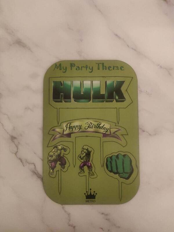 MDF Cartoon Theme Topper