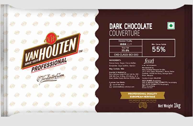 Vanhouten Professional | Dark Chocolate Couverture 46.55% | 1Kg