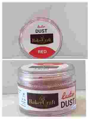 BakerCraft Luster Dust Red 4g