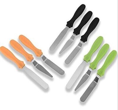 Stainless Steel Pallet Knives set of 3Pcs | Icing For Cakes