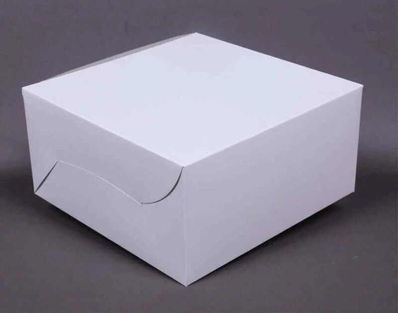 White Cake Box  8*8*5 | 400 GSM Paper