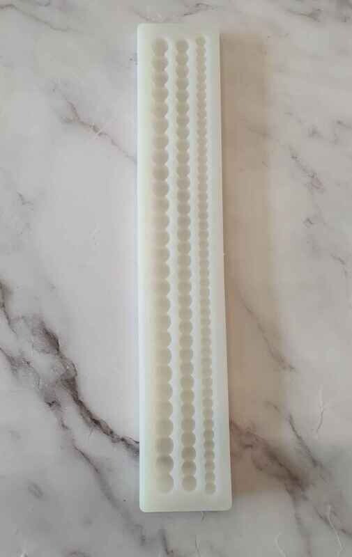 Beads Pearls Silicone Mold | Fondant Decorating Mould |  String of Pearl Cake Decorating Sugarcraft Decorating Tool