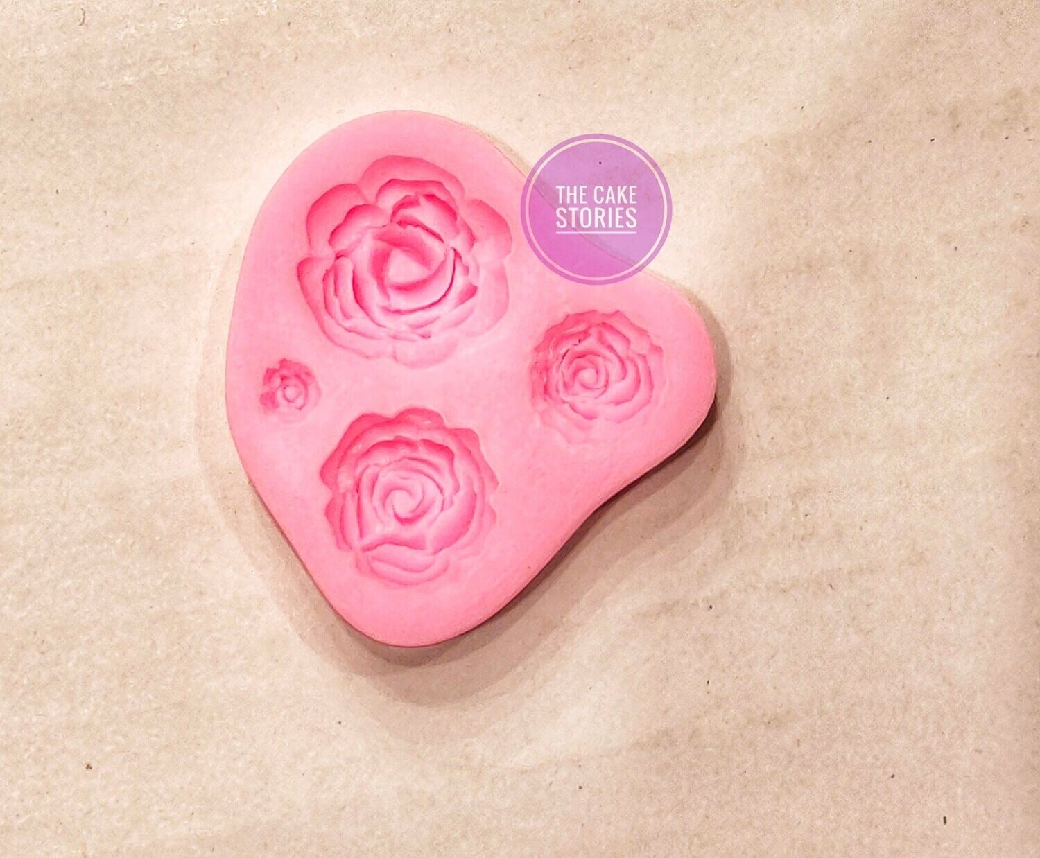 Silicone 3D Rose Flower Fondant Cake Chocolate Mould