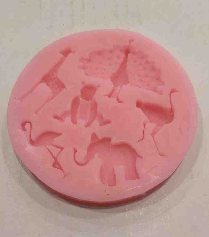 Generic 3D Animal Silicone Fondant Mold Cake Decorating Mould | Wild animals |