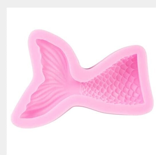 Silicone Fondant Mould | Mermaid Tail | Sea creature | cartoon character | Fondant Sugar Paste | Mermaid Tail mold small