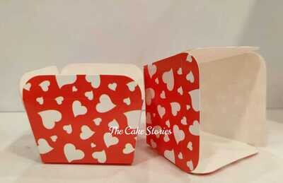 Polka Dots Red Square Direct Bakeware Mould | Muffin Mould | cake mould