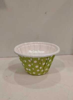 Cup Cake Mould | Muffin Colour Paper Cups Direct | Paper tart mould | Mint green polka dots