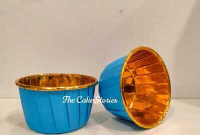 Cup Cake Mould | Muffin Colour Paper Cups Direct Baking Mould | Blue colour