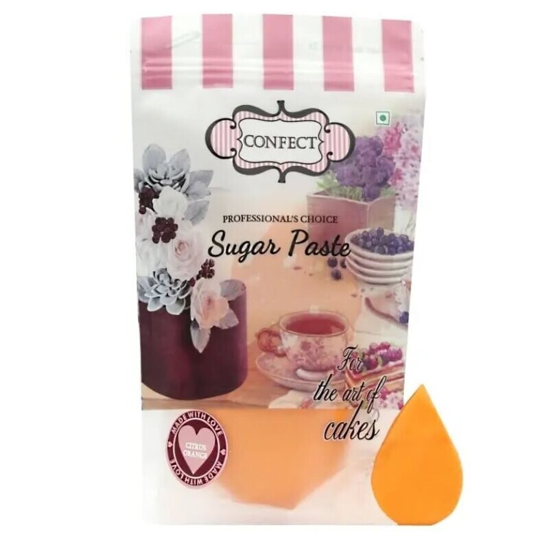 Confect Citrus Orange Sugar Paste
1 Kg Confect Citrus Orange Sugar Paste
1 Kg