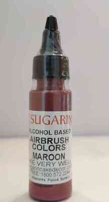 Sugarin Airbrush Colors | Alcohol Based | MAROON