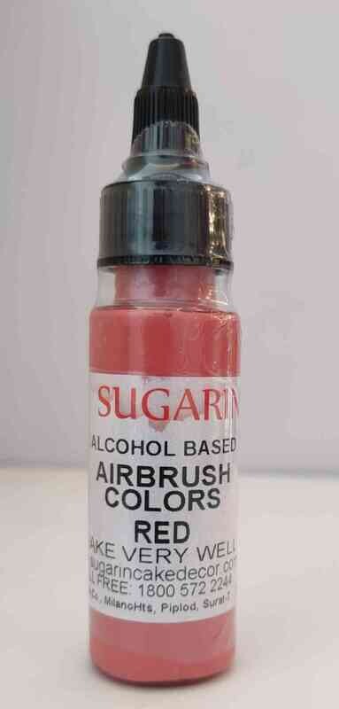 Sugarin Airbrush Colors | Alcohol Based | RED Sugarin Airbrush Colors | Alcohol Based | RED