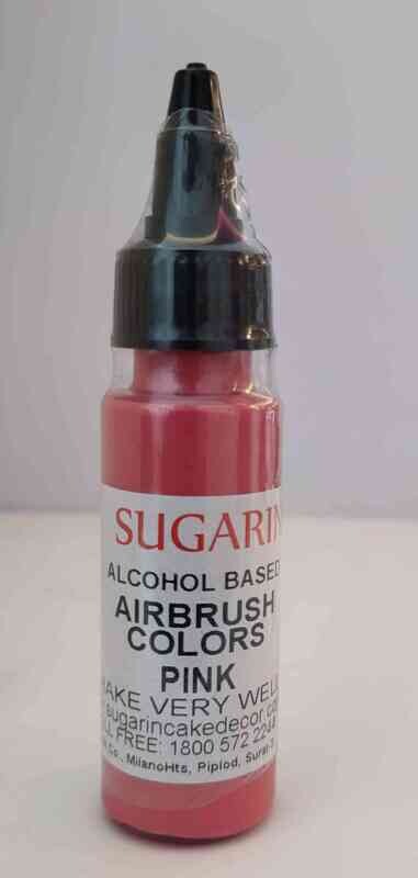 Sugarin Airbrush Colors | Alcohol Based | PINK Sugarin Airbrush Colors | Alcohol Based | PINK