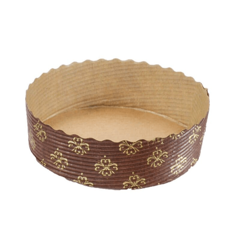 Paper Baking Mould – Round Cake Mould | 6 Inch Dia | Plum Cake Mould 500g