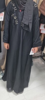 Abaya FILLE AWA (noire)