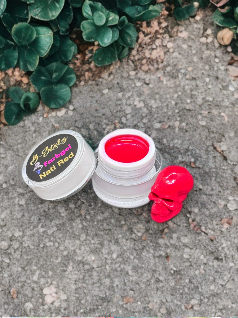Farbgel Nati Red