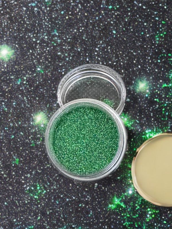 Glitzerpulver grün