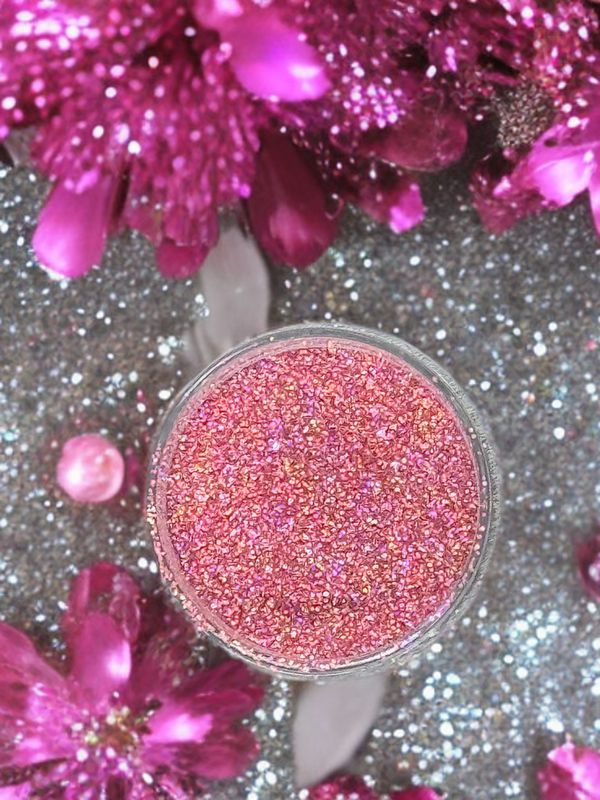 Glitzerpulver rose