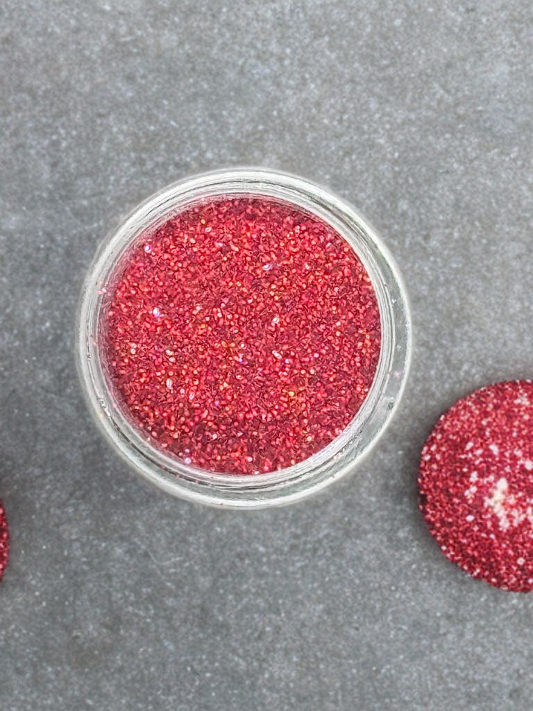 Glitzerpulver rouge