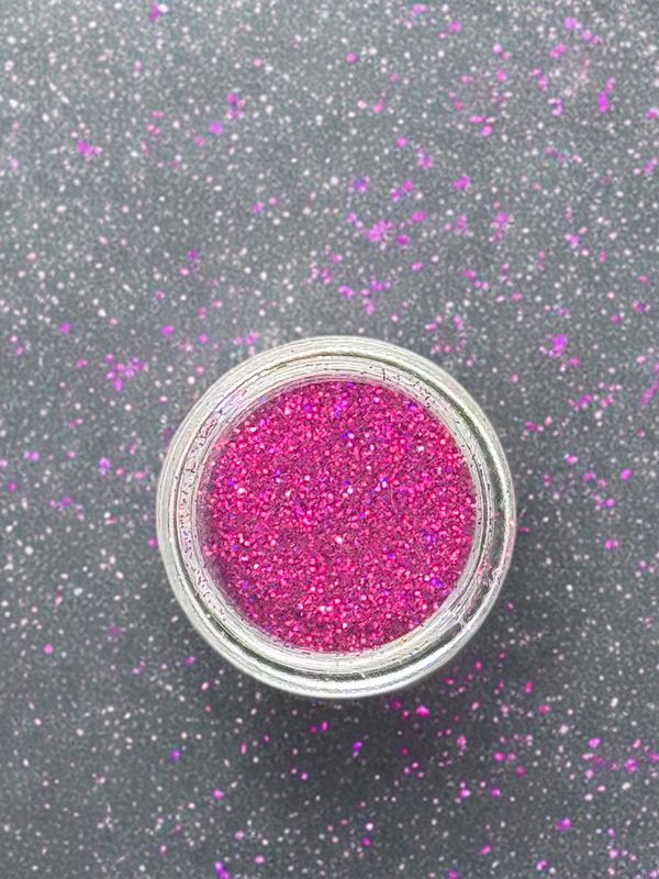 Glitzerpulver magenta