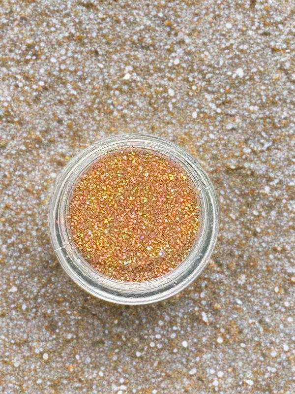 Glitzerpulver sandgold