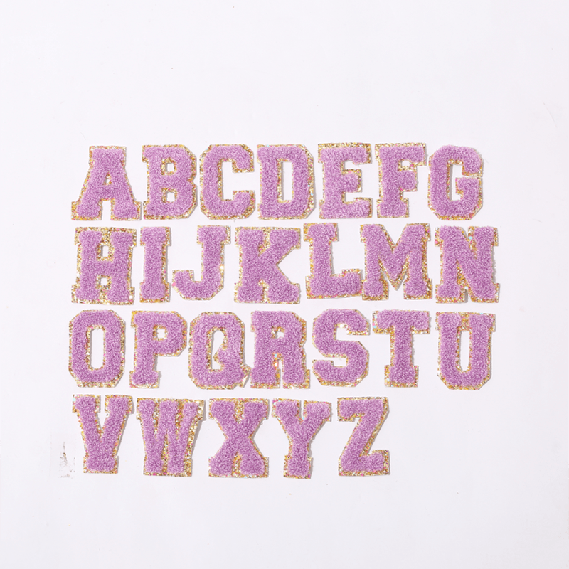 Purple Letter Patch