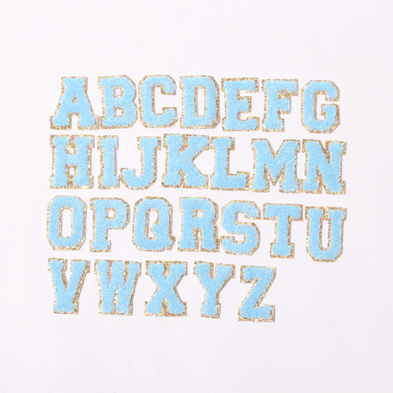 Baby Blue Letter Patch