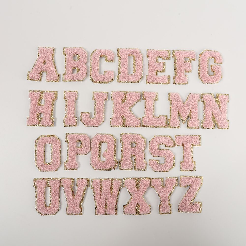 Baby Pink Letter Patch