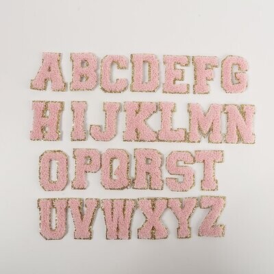 Baby Pink Letter Patch