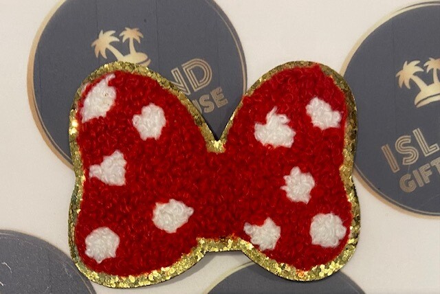 Red Dotty Bow