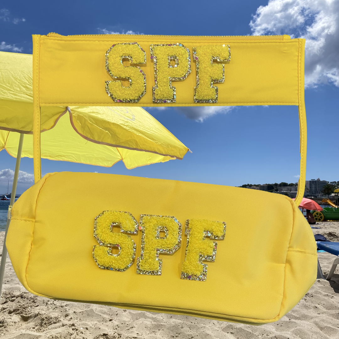 SPF Yellow Clear Pouch Set Limited Edition 