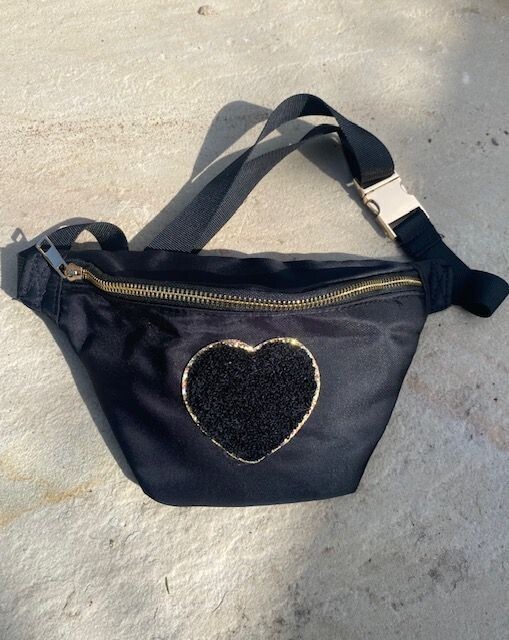 Black Heart Bumbag