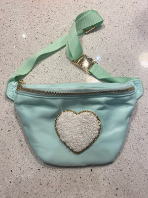 Mint Heart Bumbag