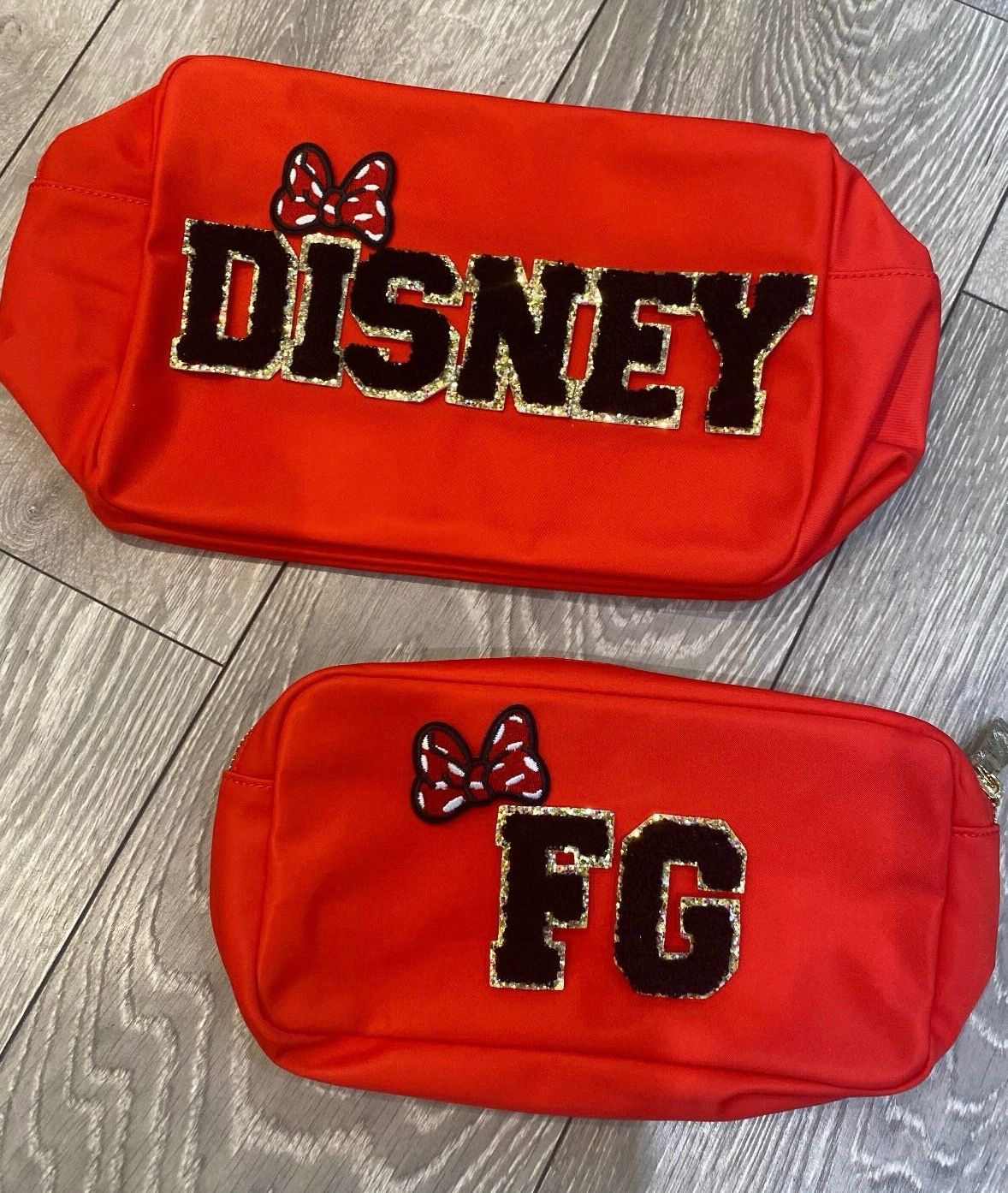 Mouse Castle Themed XL & M Pouch Set