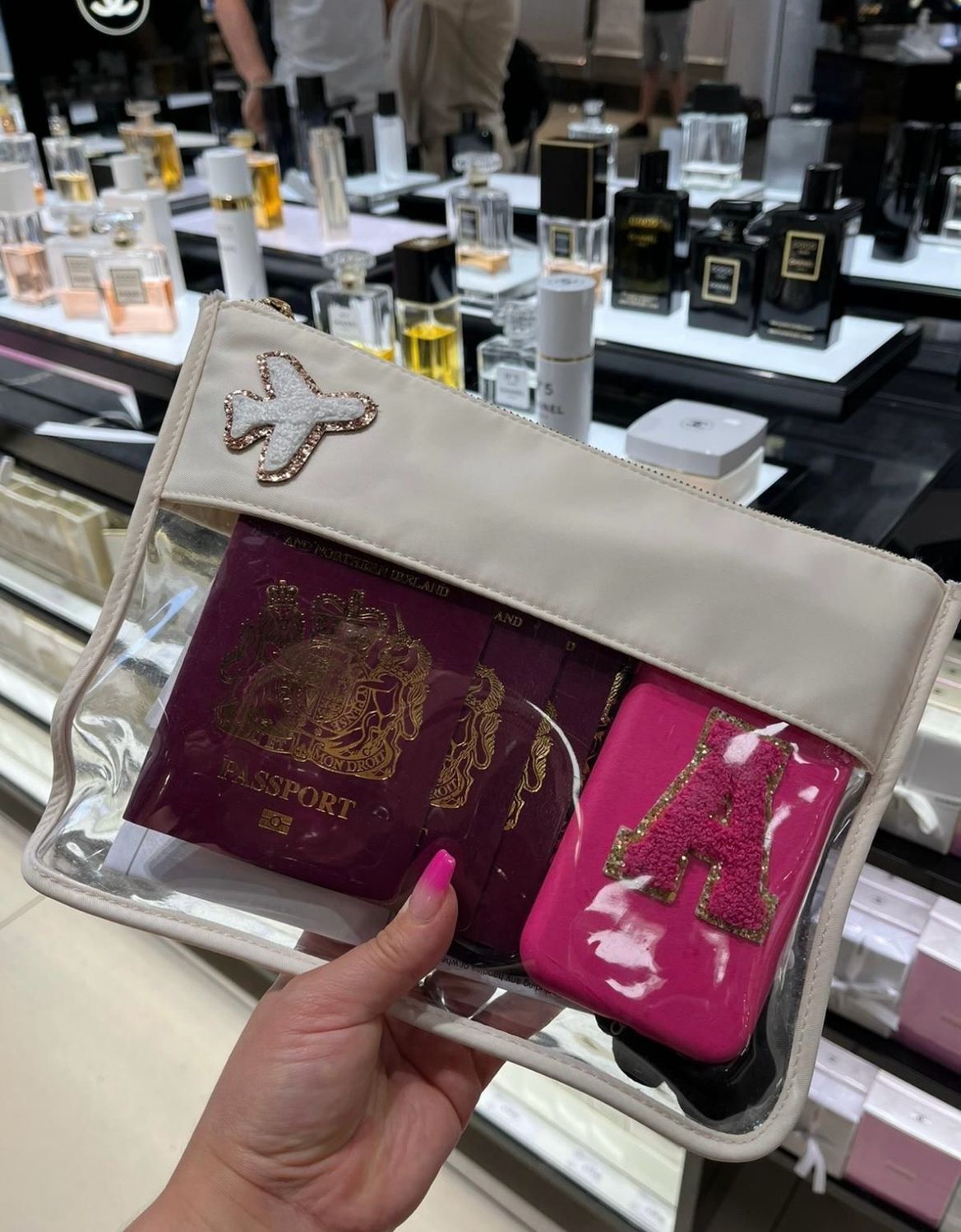 Clear Aeroplane Pouch