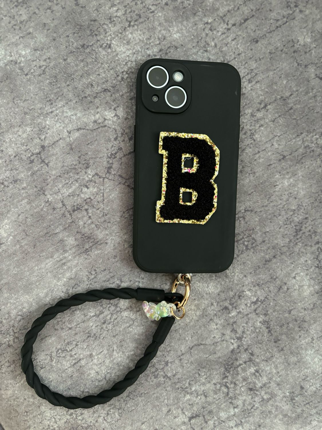 Personalised Phone Case With Luxury Wrist Strap