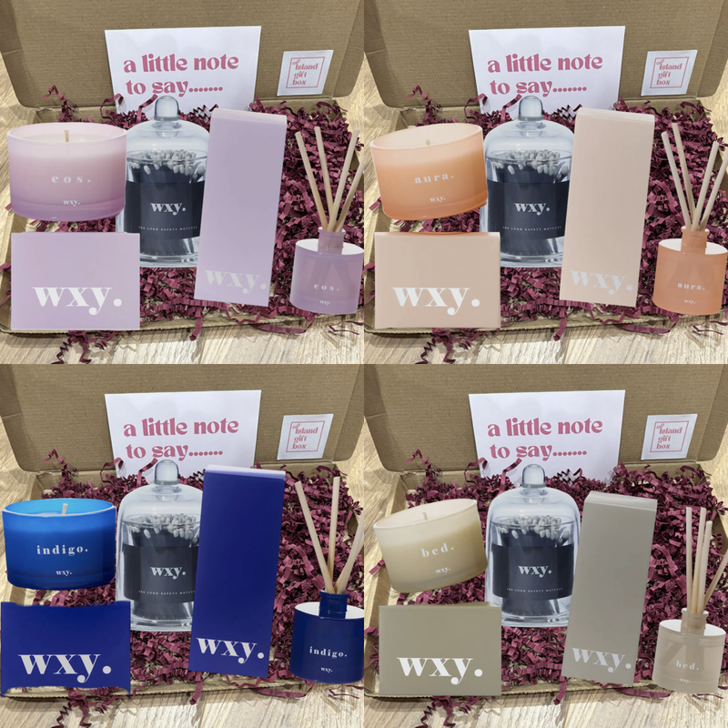 Wxy Luxury Candle Diffuser Matches in Glass Cloche Gift Box