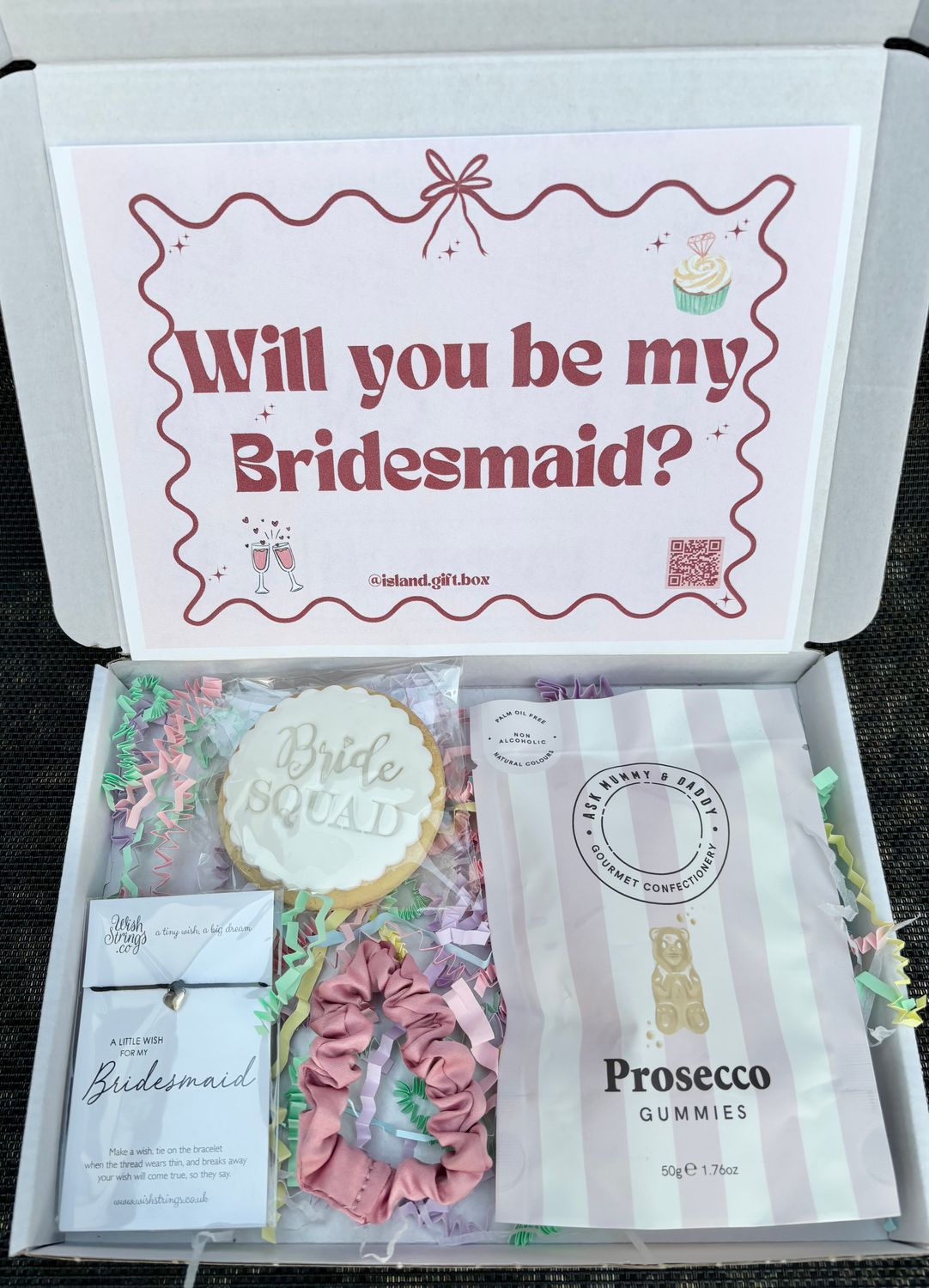 Bride Bridesmaid Mini Gift Box
